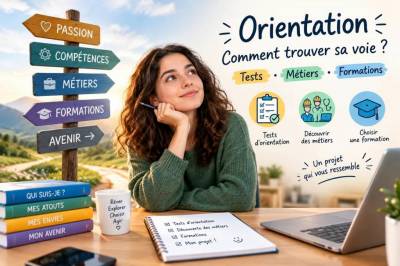 Orientation : comment trouver sa voie, tests, métiers, formations