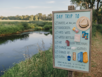 Que mettre dans le sac pour une journée avec enfants au domaine de l'Argens : checklist compacte et astuces gain de place