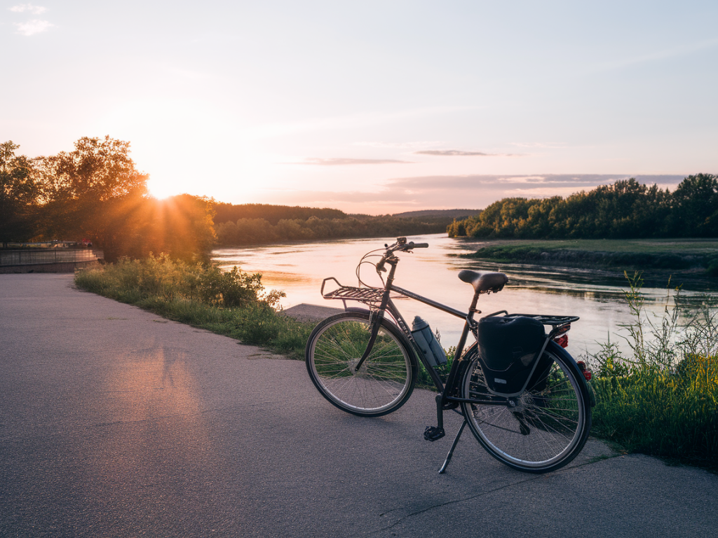 Itinéraire vélo au coucher du soleil : 15 km avec arrêts photo, points de baignade et cafés ouverts tard près de l'argens