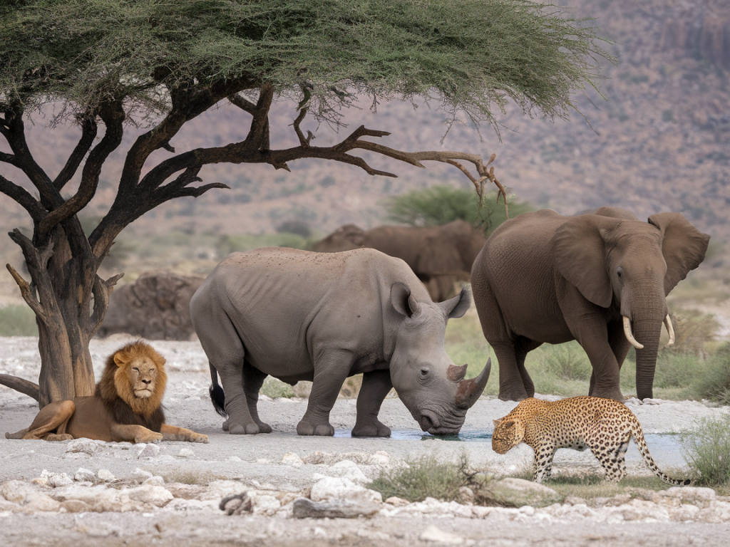 Safari en namibie : quel circuit privilégier pour voir les big five ?