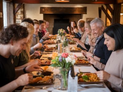 Quels restaurants locaux acceptent les réservations de groupe et proposent des menus dégustation autour de l'argens