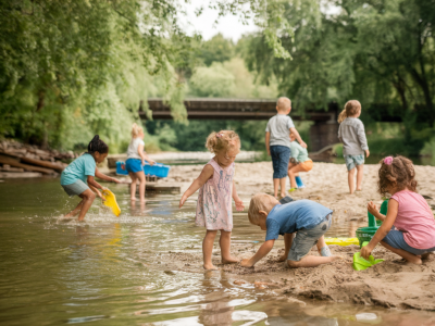Organiser une journée nature avec enfants : activités ludiques et sécurité au bord de l'argens